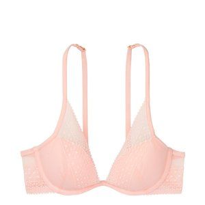 NWT Victoria's Secret Lace Half-pad Bra 36D